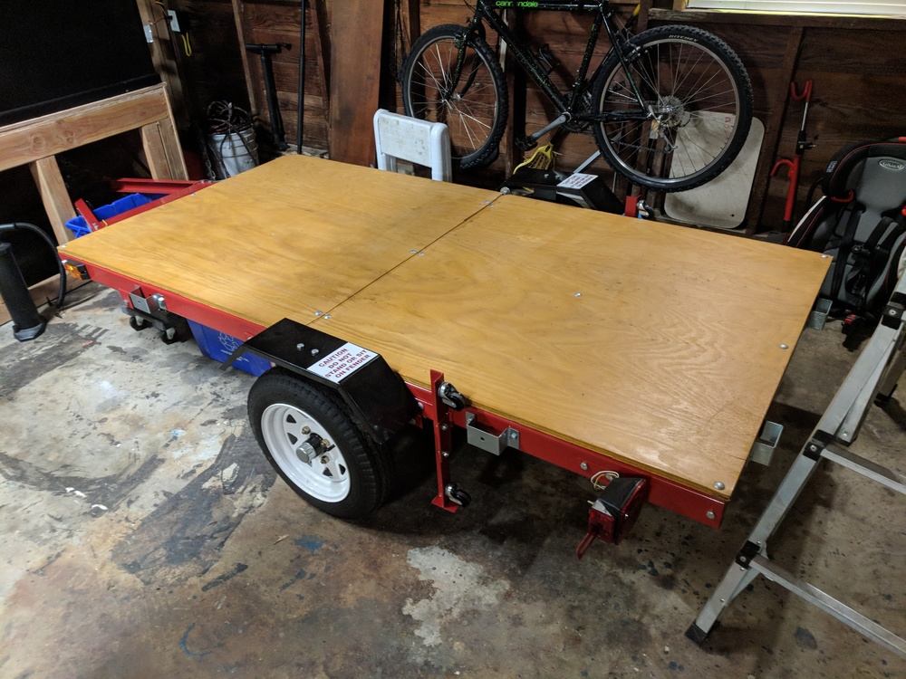 Harbor Freight 4x8 folding trailer almost new NonReef Classifieds