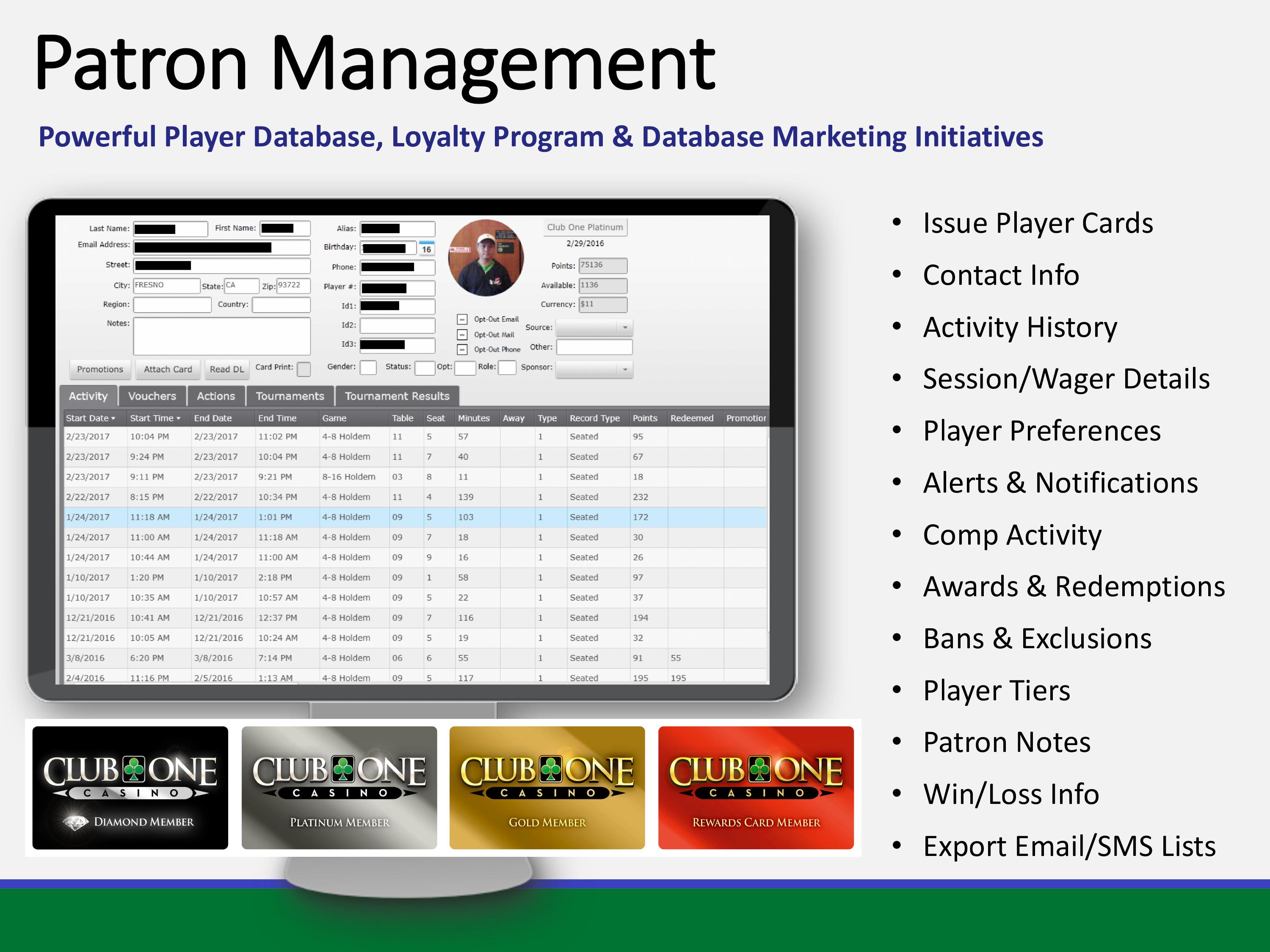 Poker room waiting list software