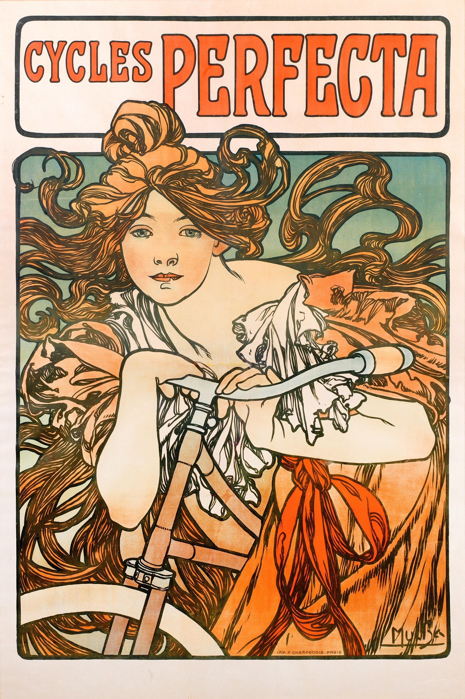 8 Cycles Perfecta By Alphonse Mucha 1902