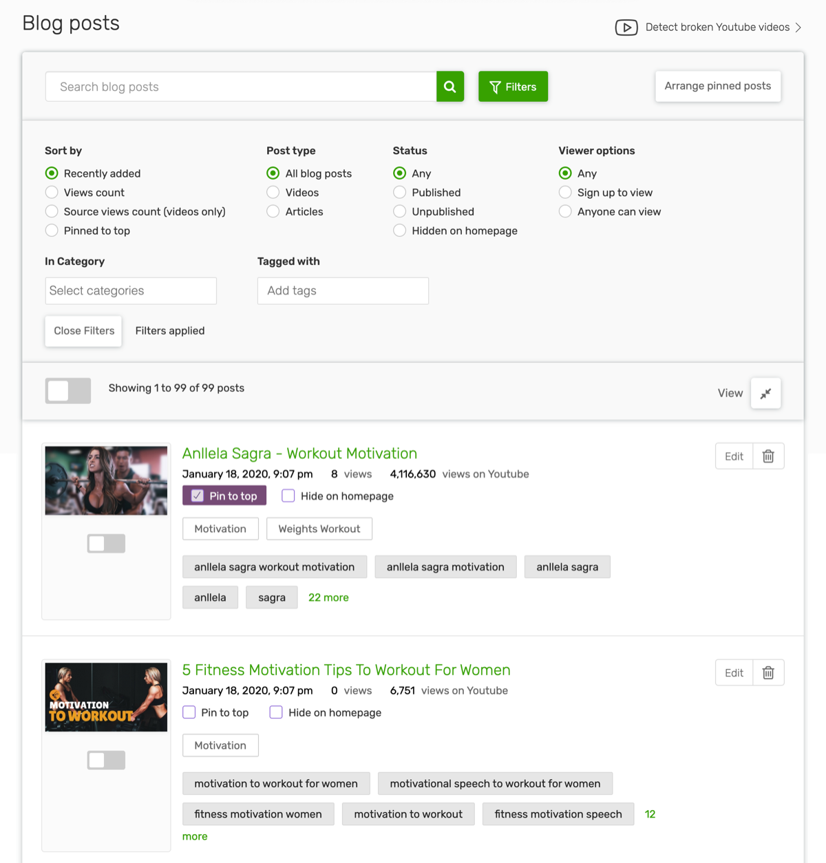 Best Blogging CMS - Blog Management