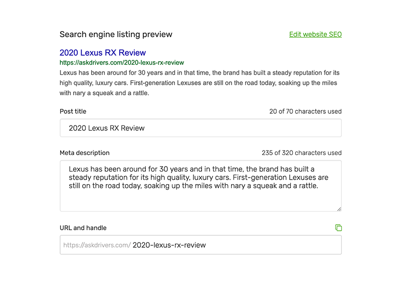 Get more traffic from search engines