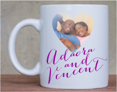 Branded Wedding Mugs With photo
