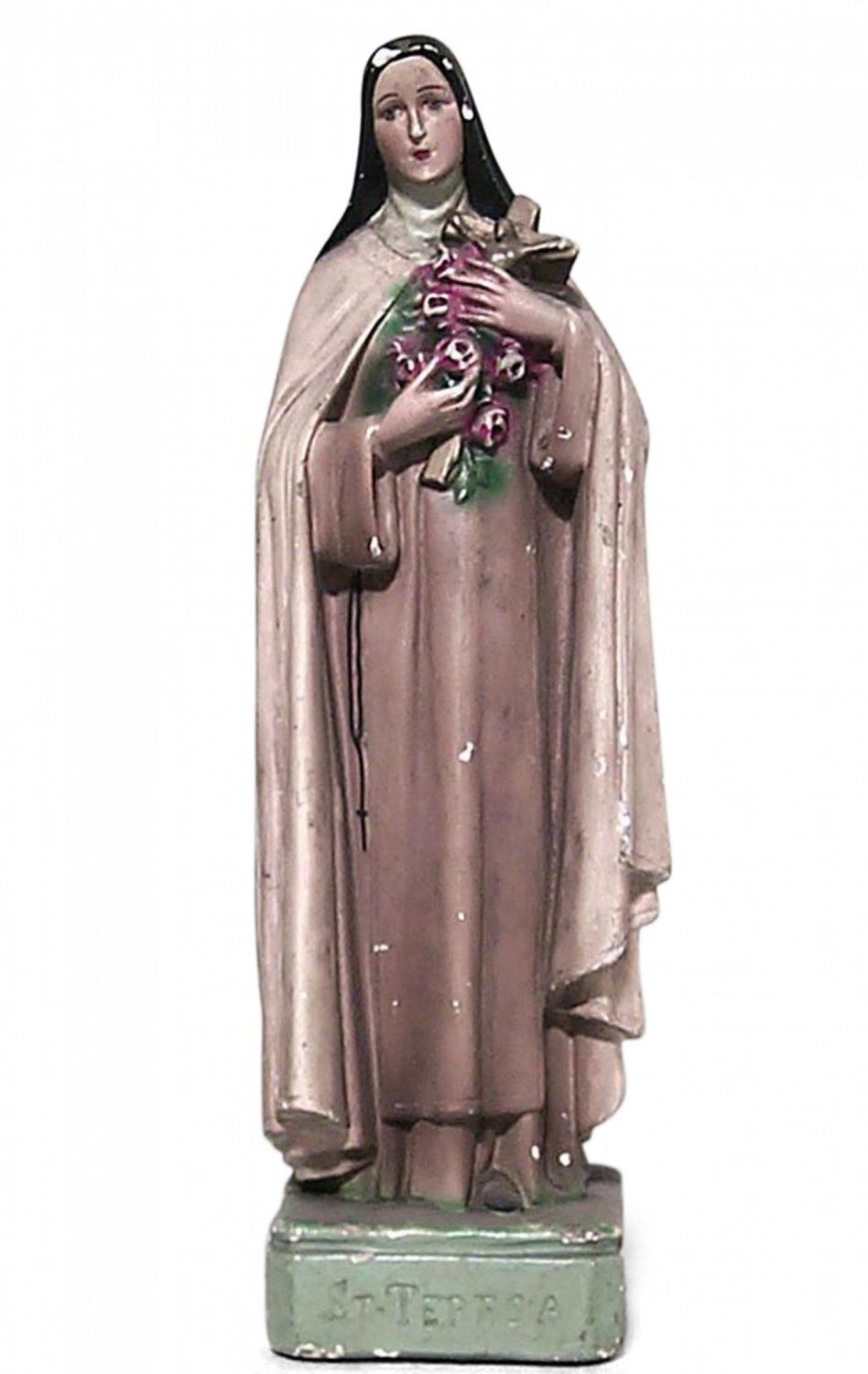 Renaissance painted plaster st terresa