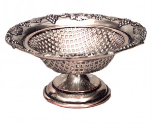 English victorian sheffield silver compote