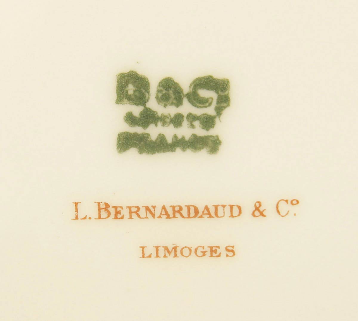 Set of 9 french victorian limoge porcelain plates