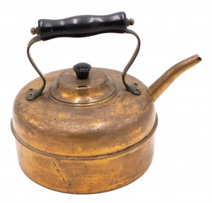 American country copper teapot