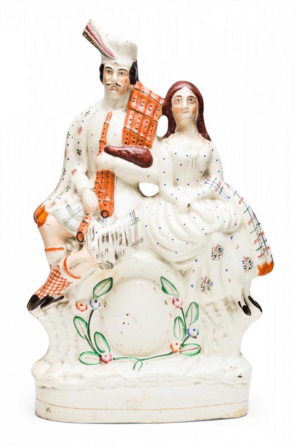 Victorian staffordshire porcelain group