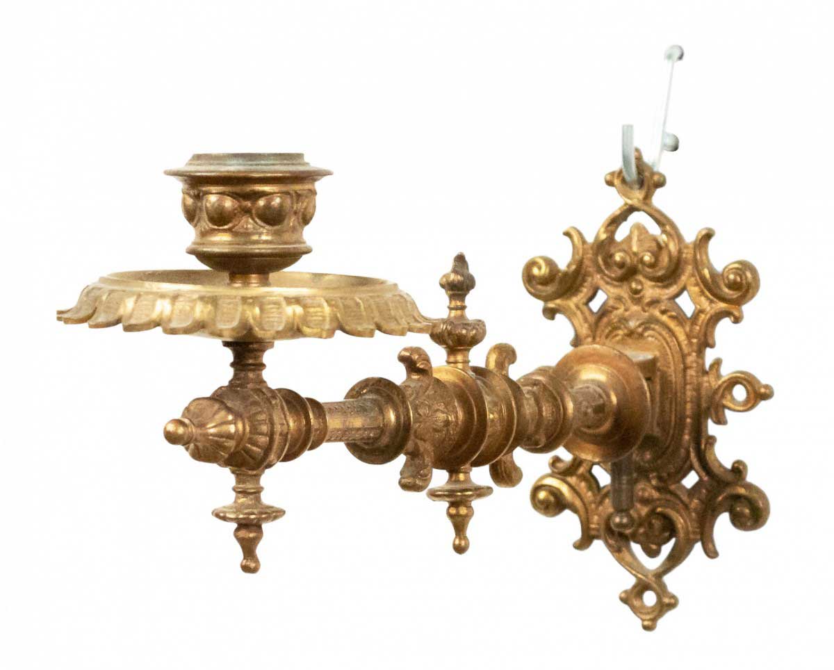 American victorian eastlake bronze wall sconce 1