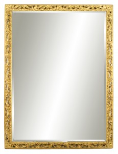 French louis xv style gilt wood chenue mirror