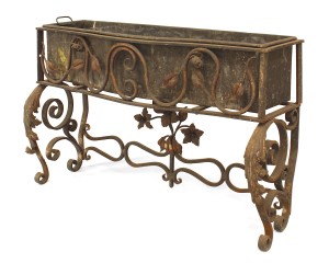 Italian renaissance wrought iron fernery