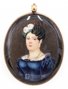 Paintings art portrait french victorian watercolor 013731b