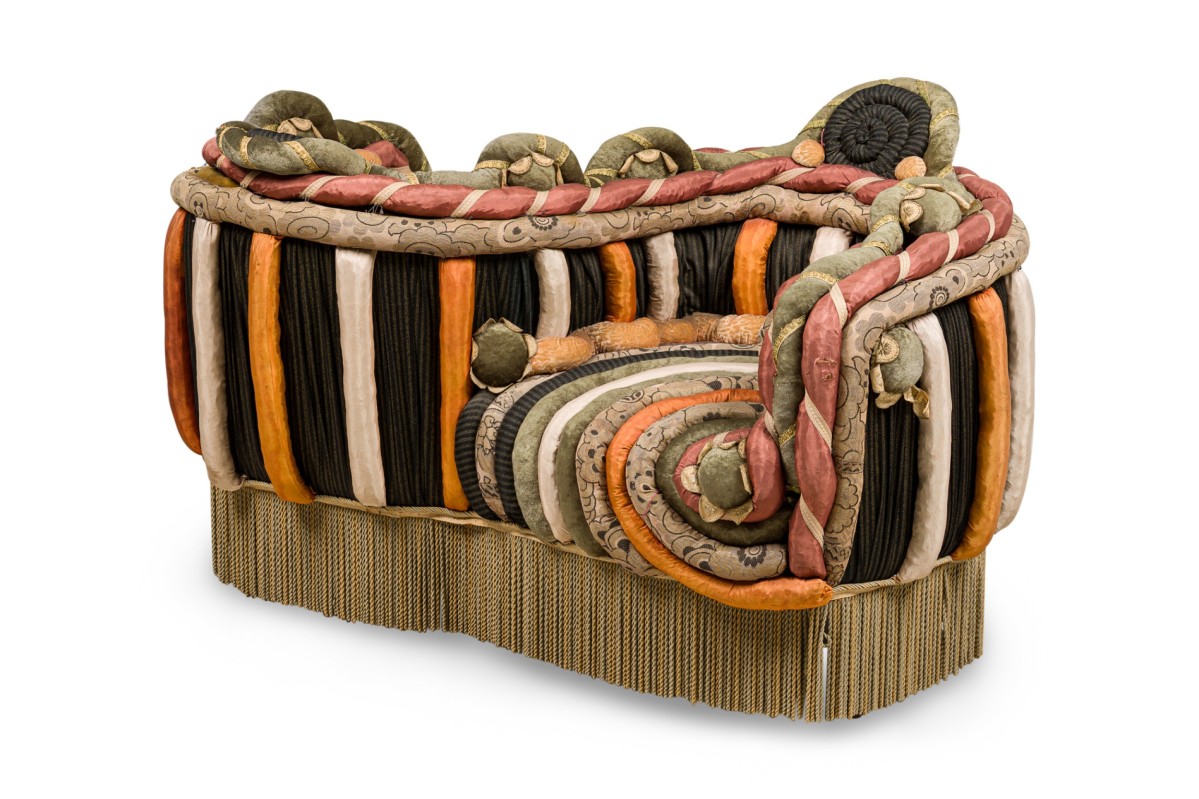 French victorian tubular tete a tete