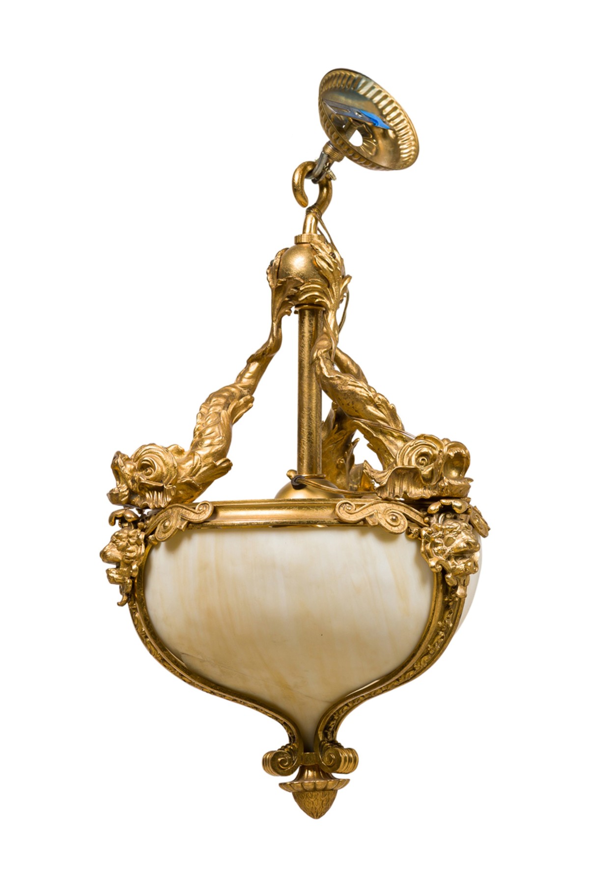 Lighting lantern american victorian bronze dore 015514a