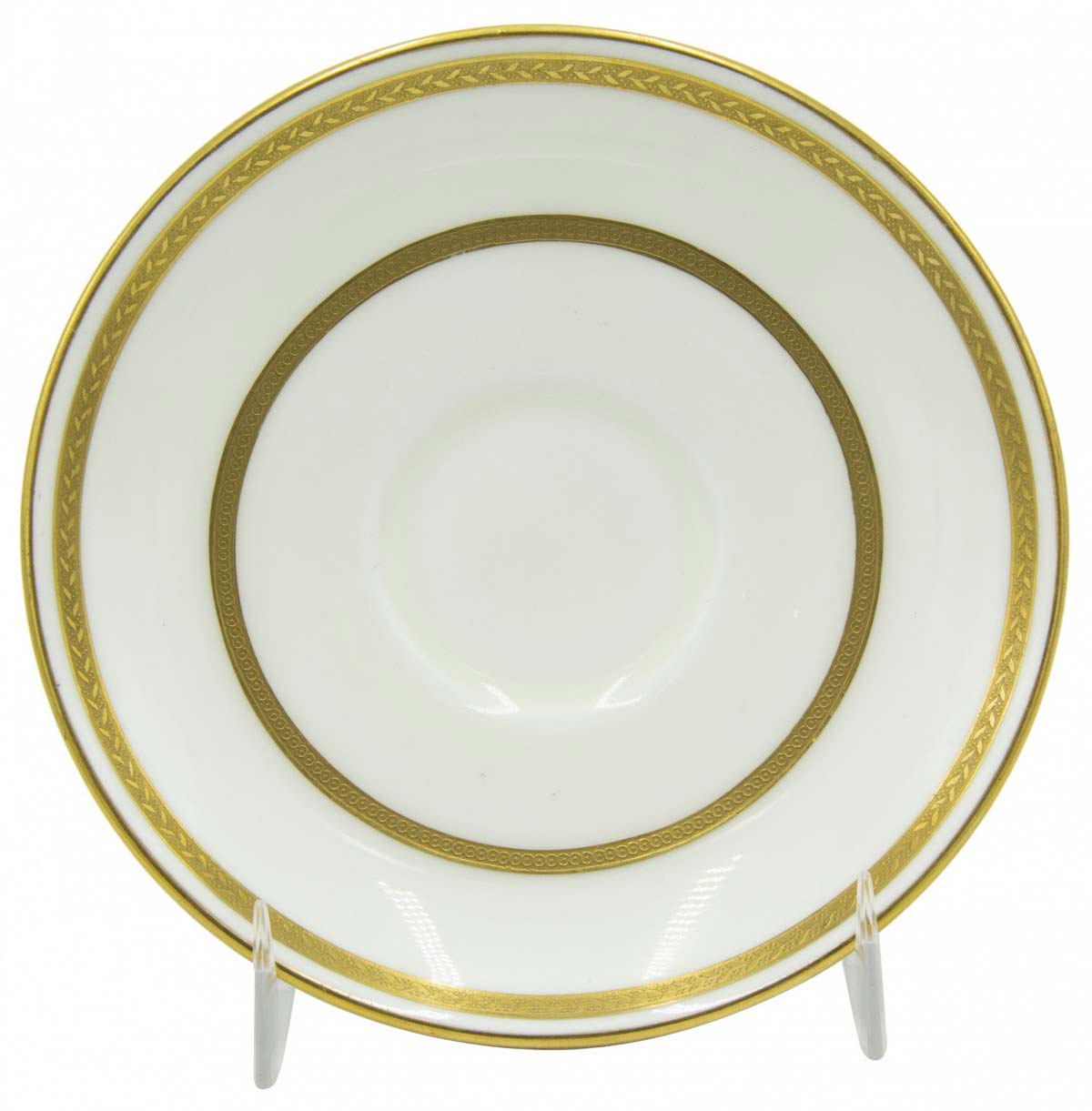 Pair of english victorian minton porcelain teacups and saucers