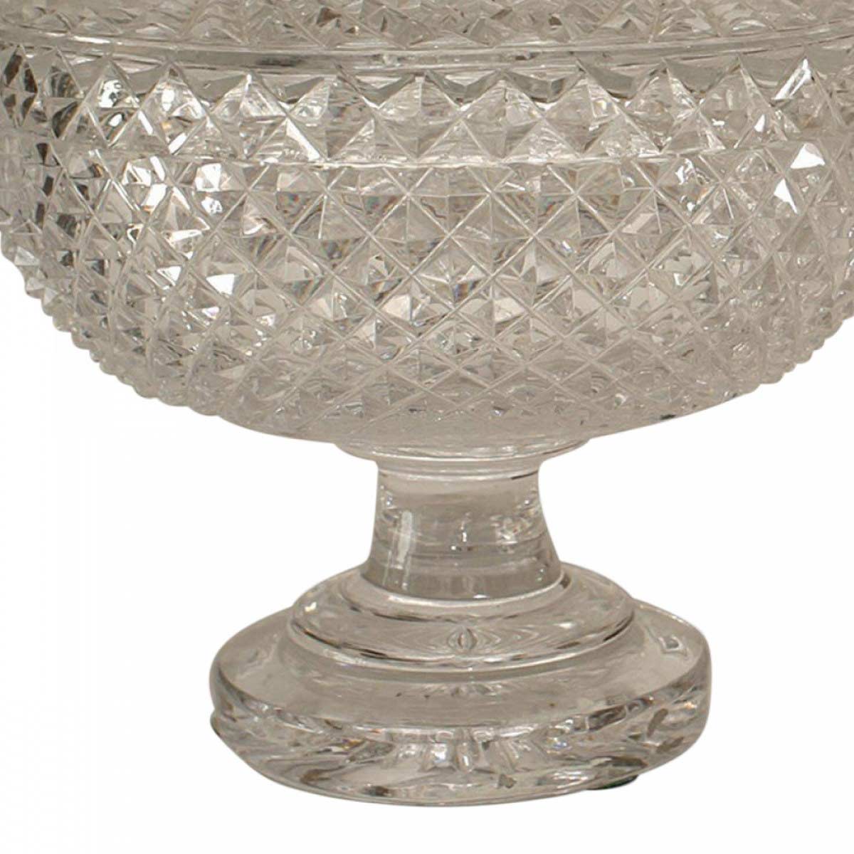 English cut crystal compotes