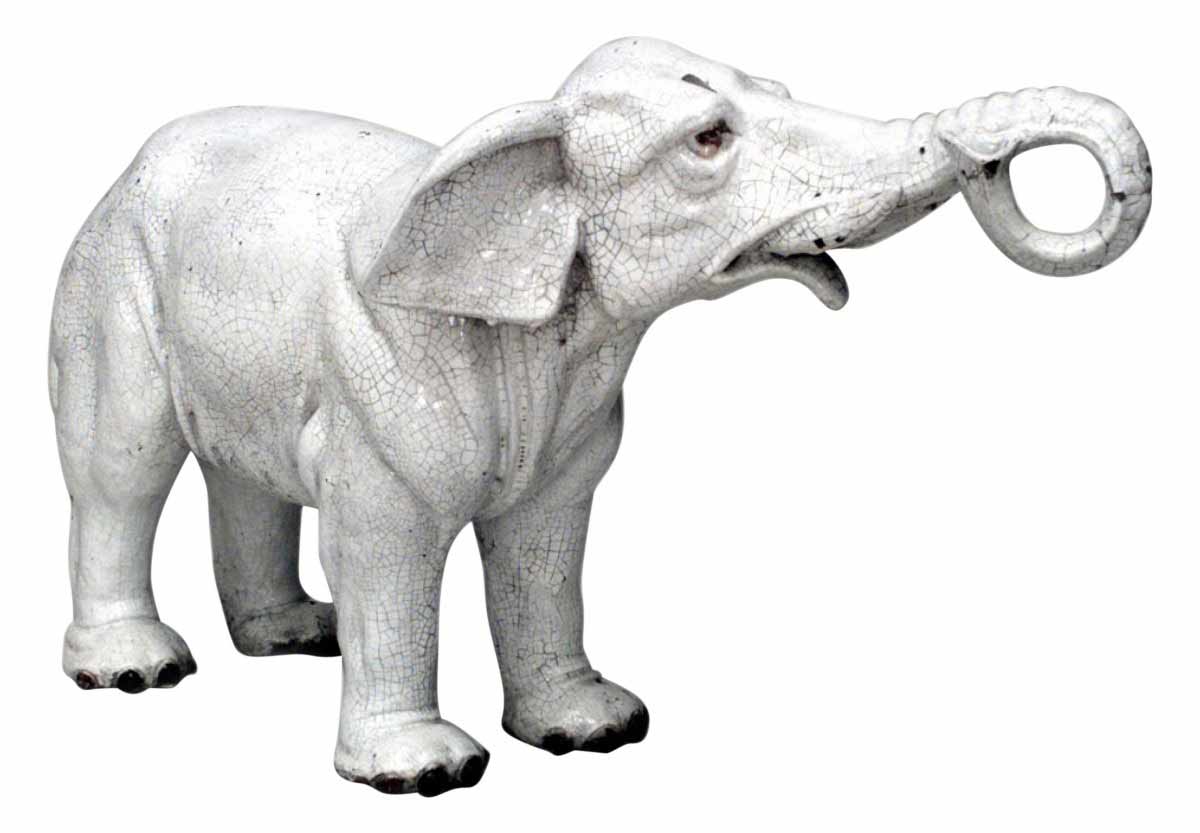 English regency terra cotta elephant
