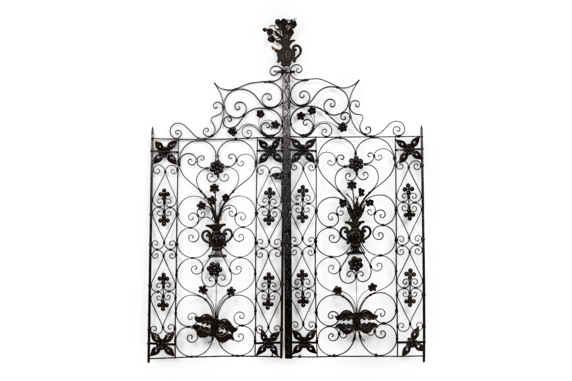 Italian renaissance black iron gates 1