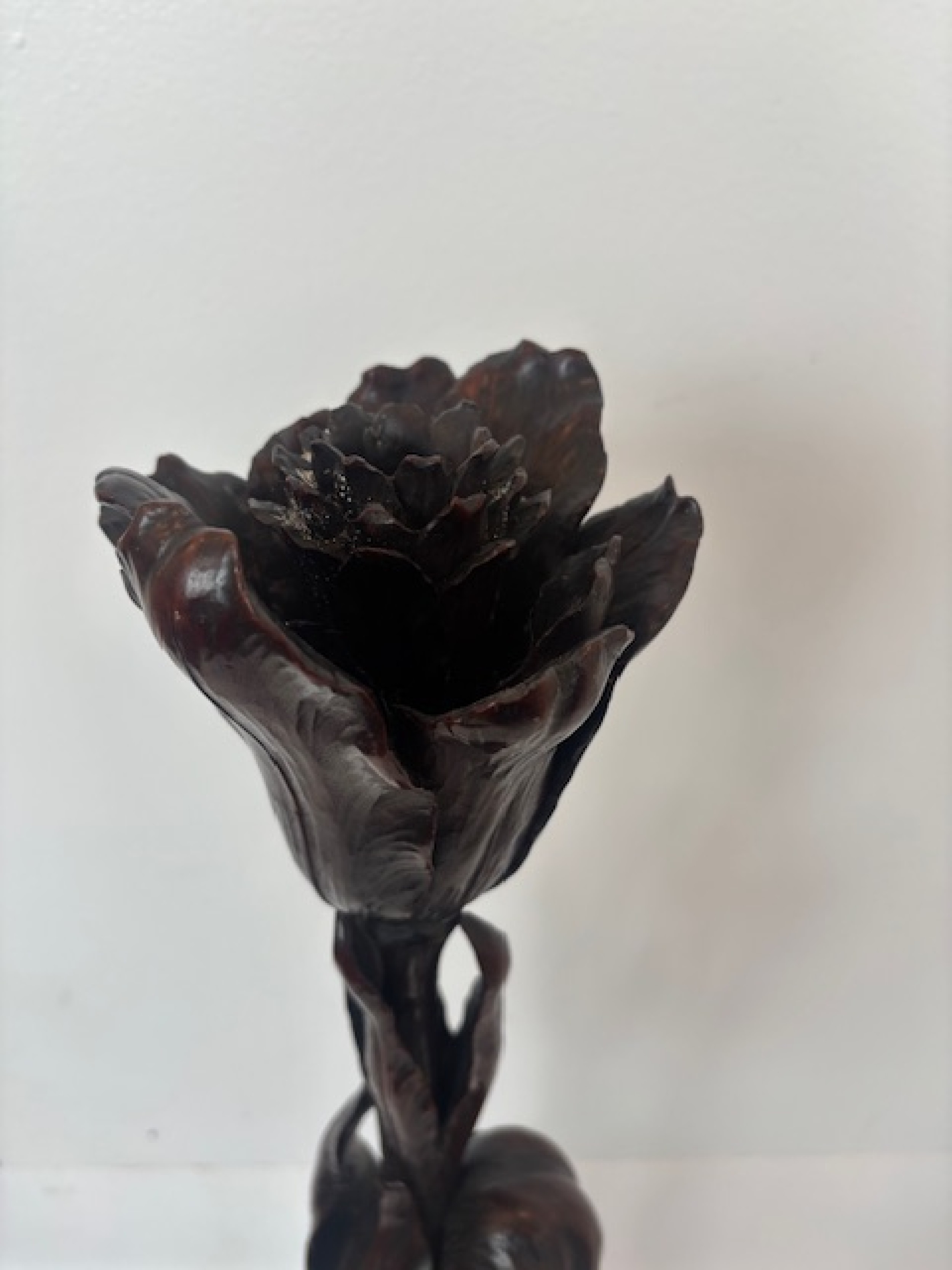 Art nouveau floor standing candlestick