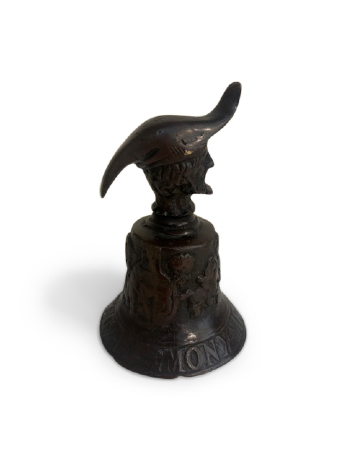 English renaissance bornze town crier bell