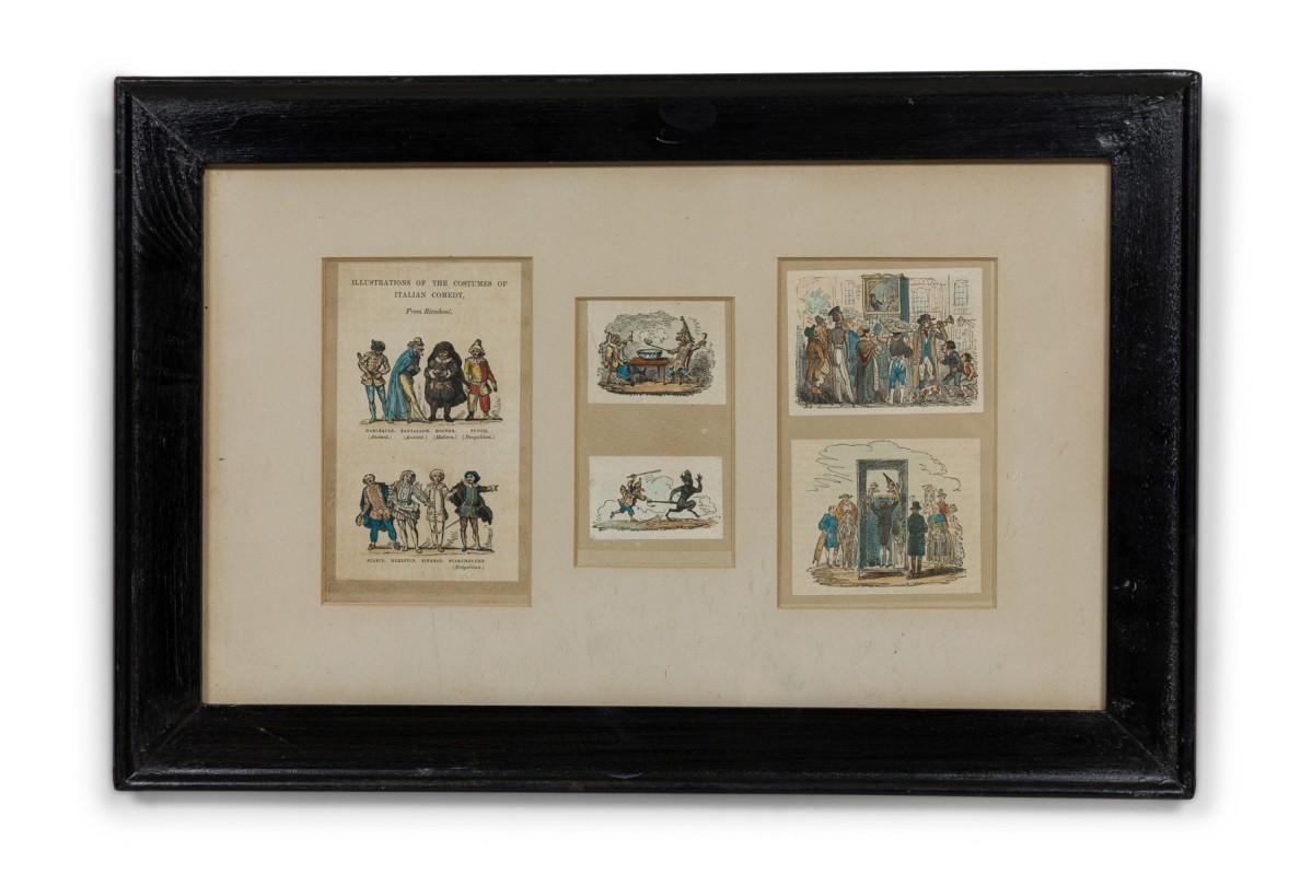English Victorian theatrical cartoons