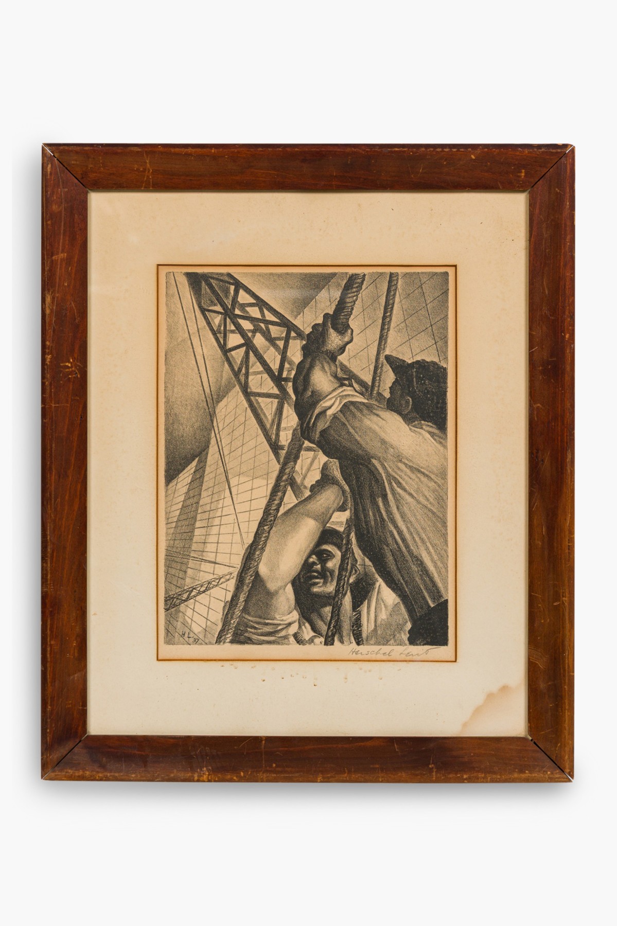 Herschel levit wpa lithograph