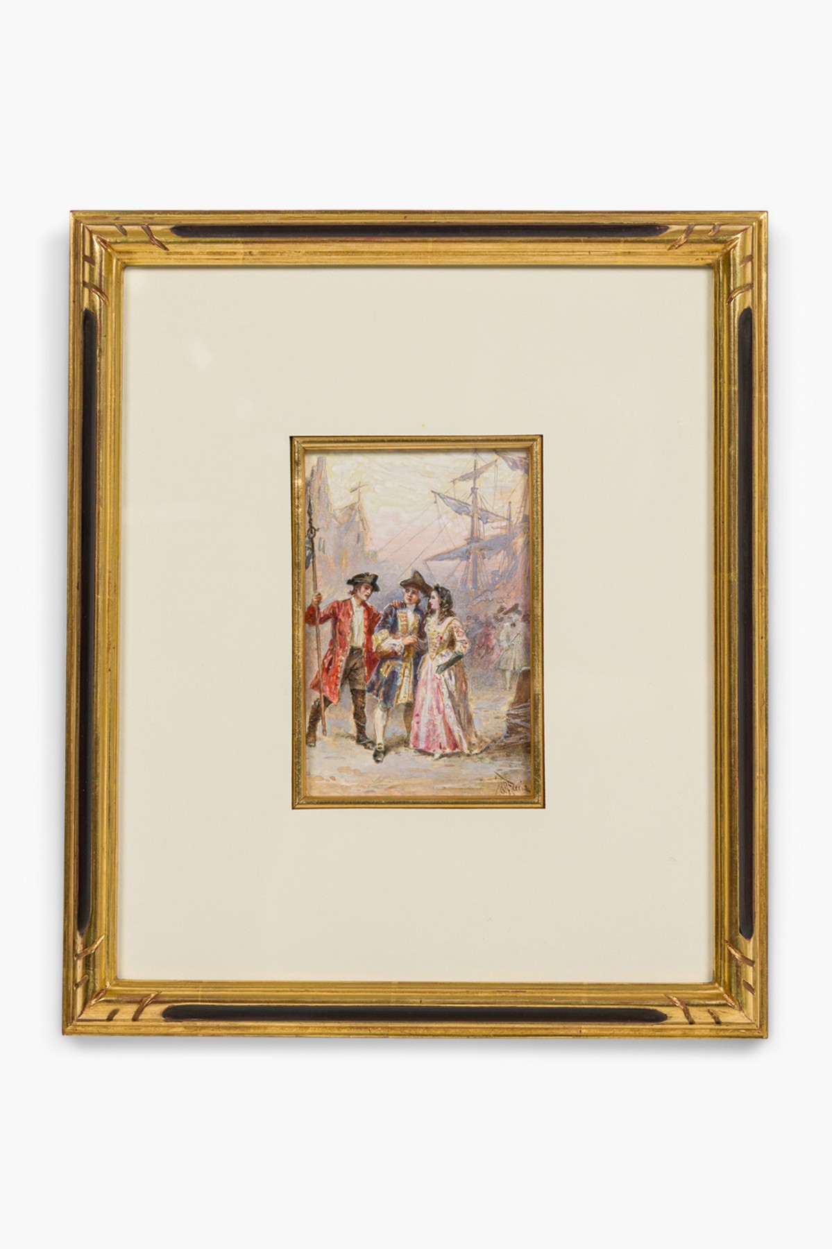 Ferris watercolor revolutionary scene