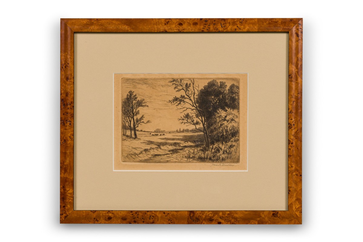 James fincken etching of neschameny creek