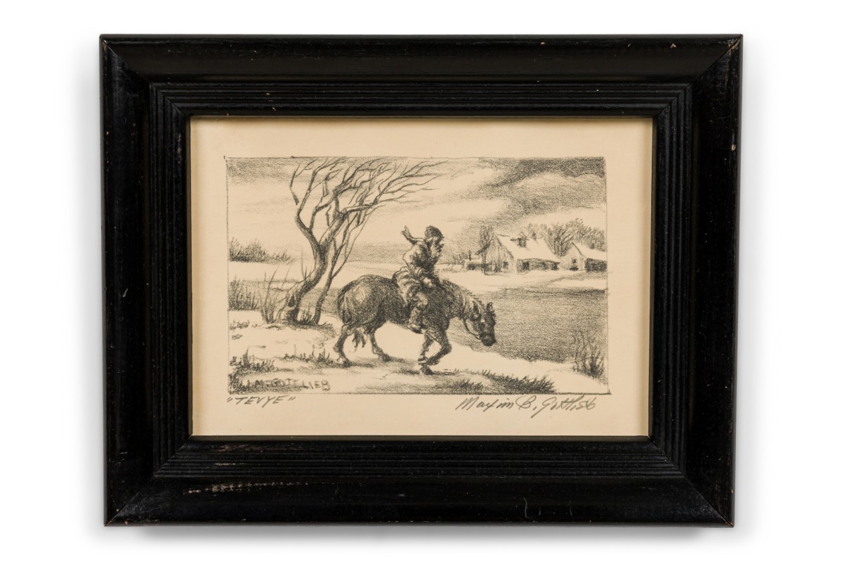 Mazim gottlieb lithograph of tevye