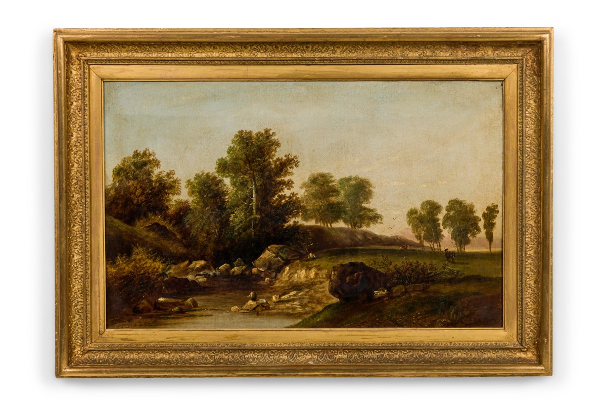 English victorian landscape by percy