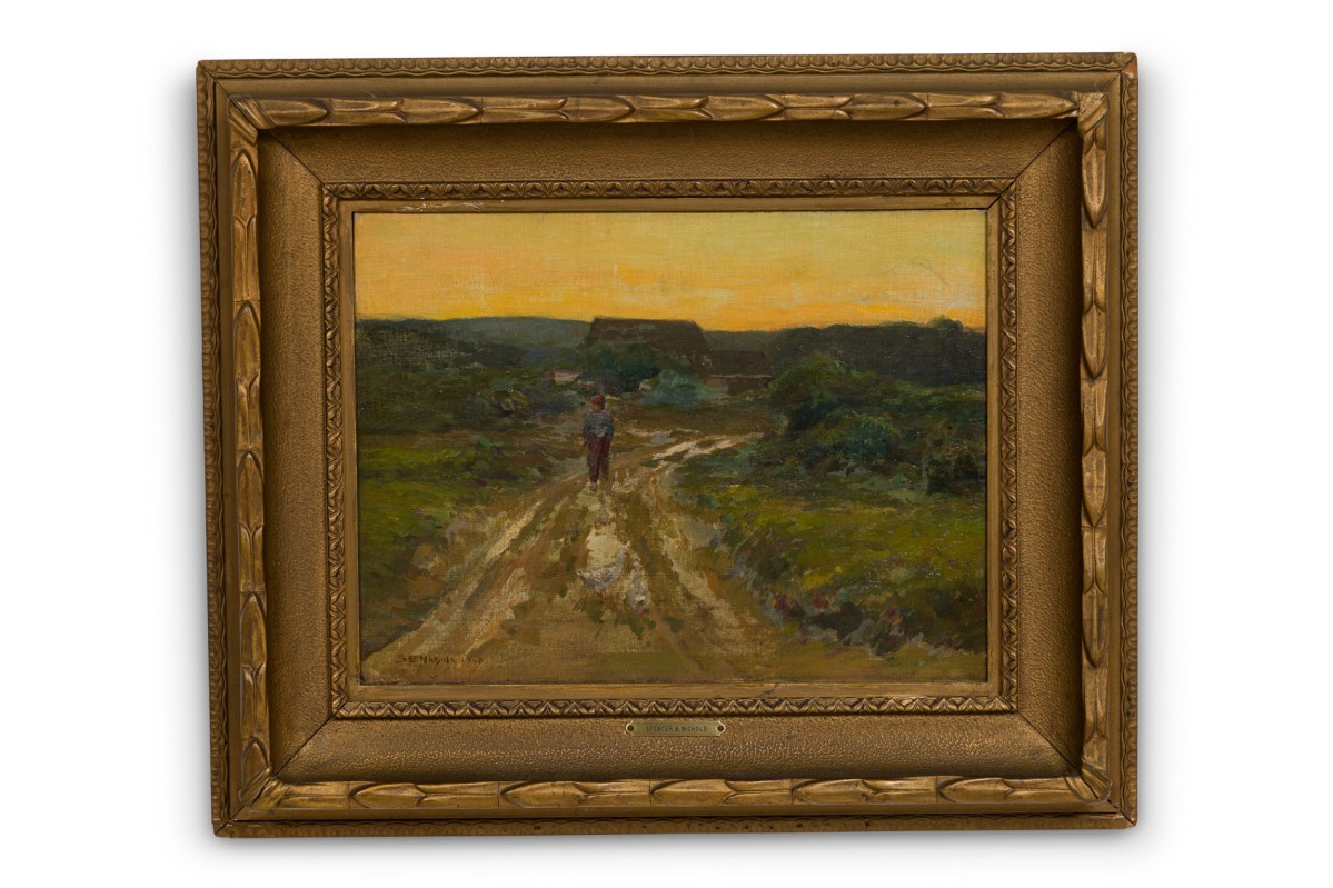 Spencer nichols landscape with boy