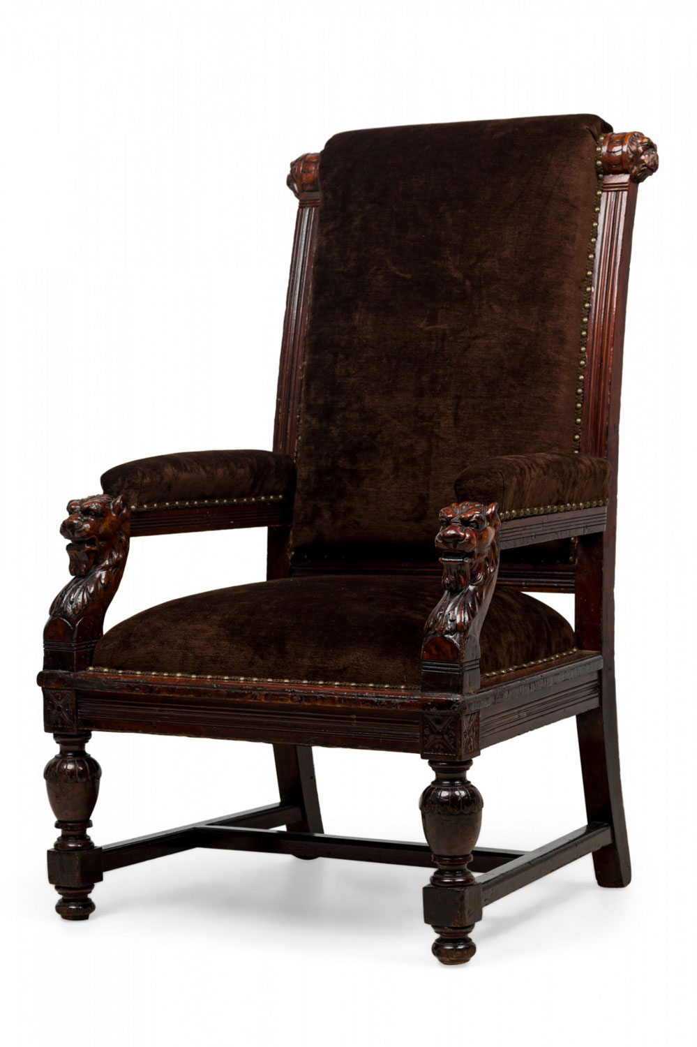English victorian leather judges chairs 1
