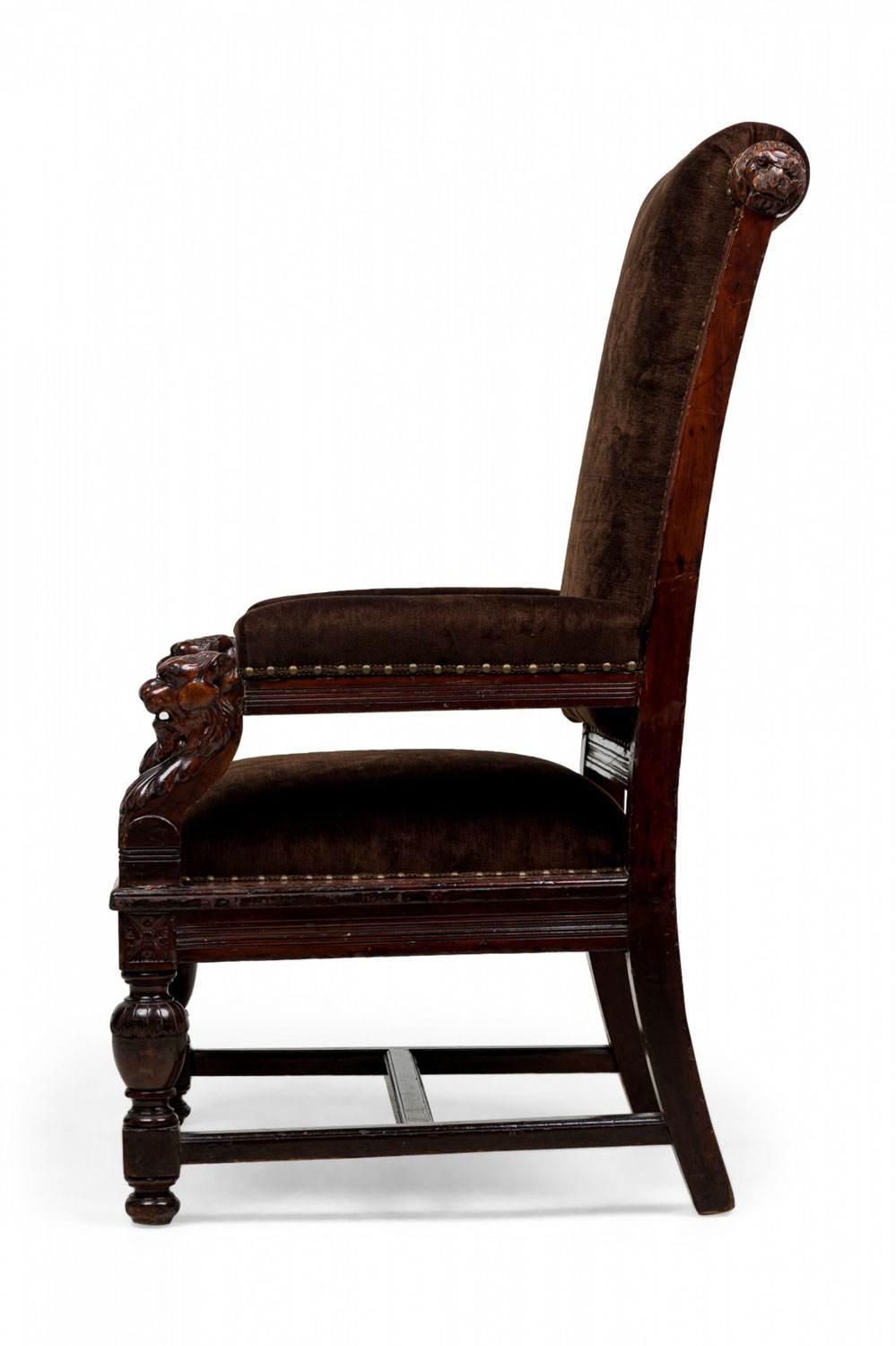 English victorian leather judges chairs 1