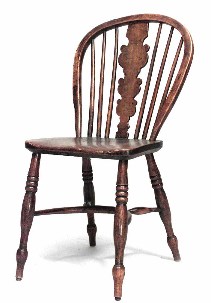 walnut windsor chair