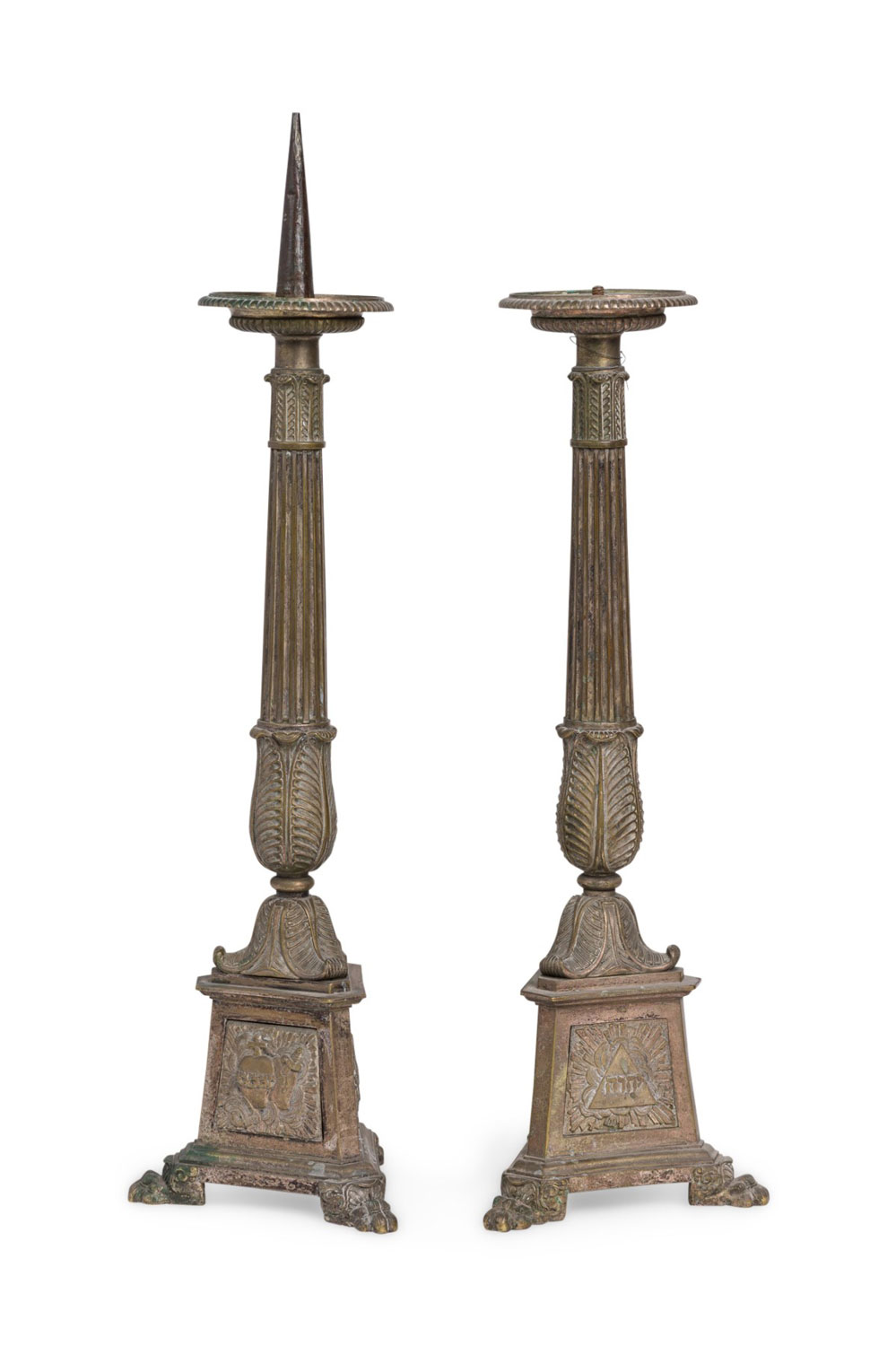 Spanish renaissance altar candlesticks