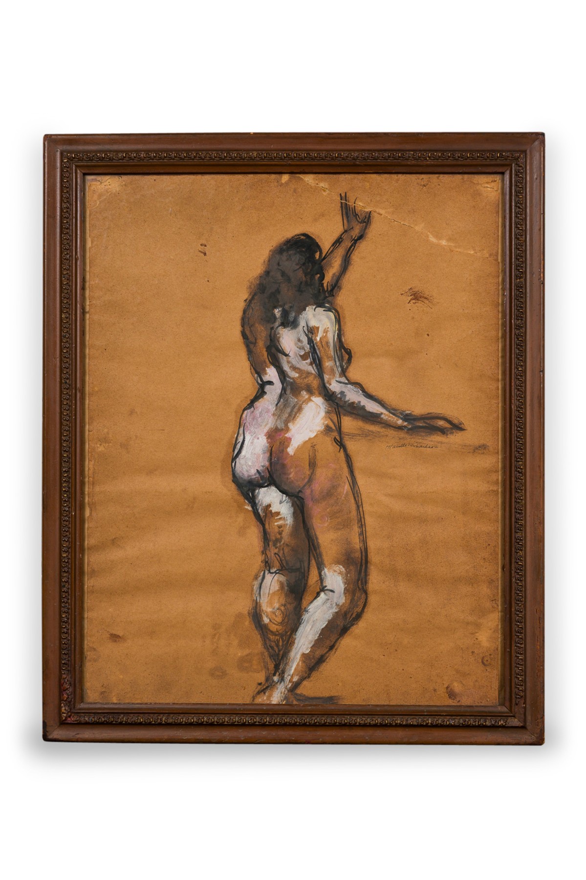 Carabelle richardson female figure pastel