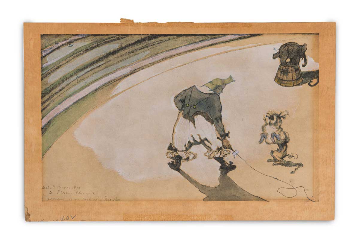 Lautrec circus scene
