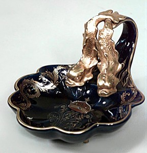 Accessories centerpiece compote english regency porcelain 032130