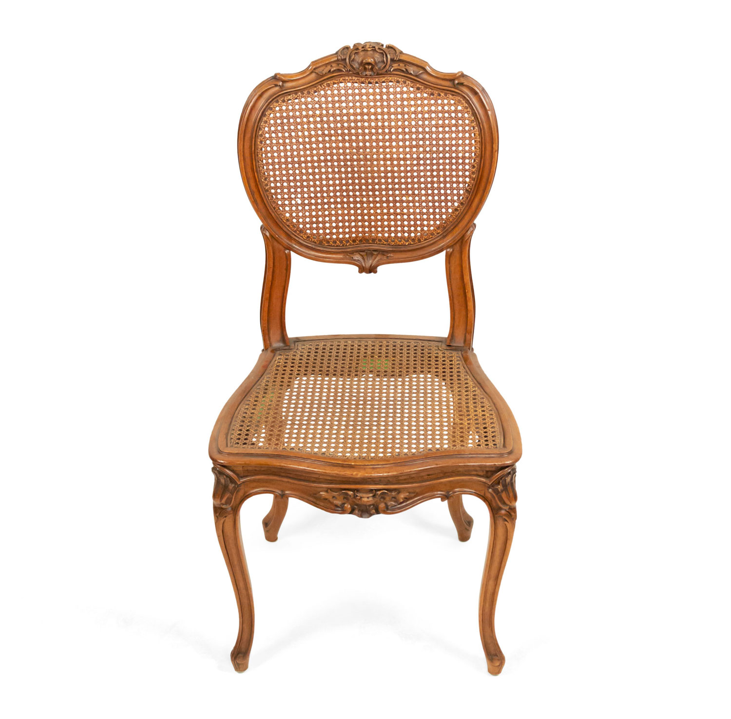 French louis xv walnut side chairs 1