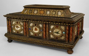 Accessories box italian renaissance lacquer 032670