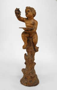 Misc furniture pedestal italian renaissance stripped 032755f