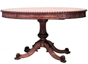English regency satinwood center table 1