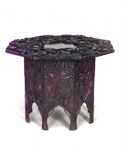 Asian chinese rosewood floral table