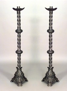 Accessories candlestick english renaissance pewter 035100b
