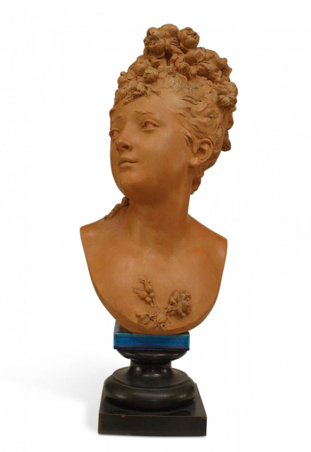 Victorian terra cotta lady bust