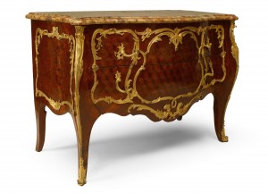 French louis xv parquetry commode 1
