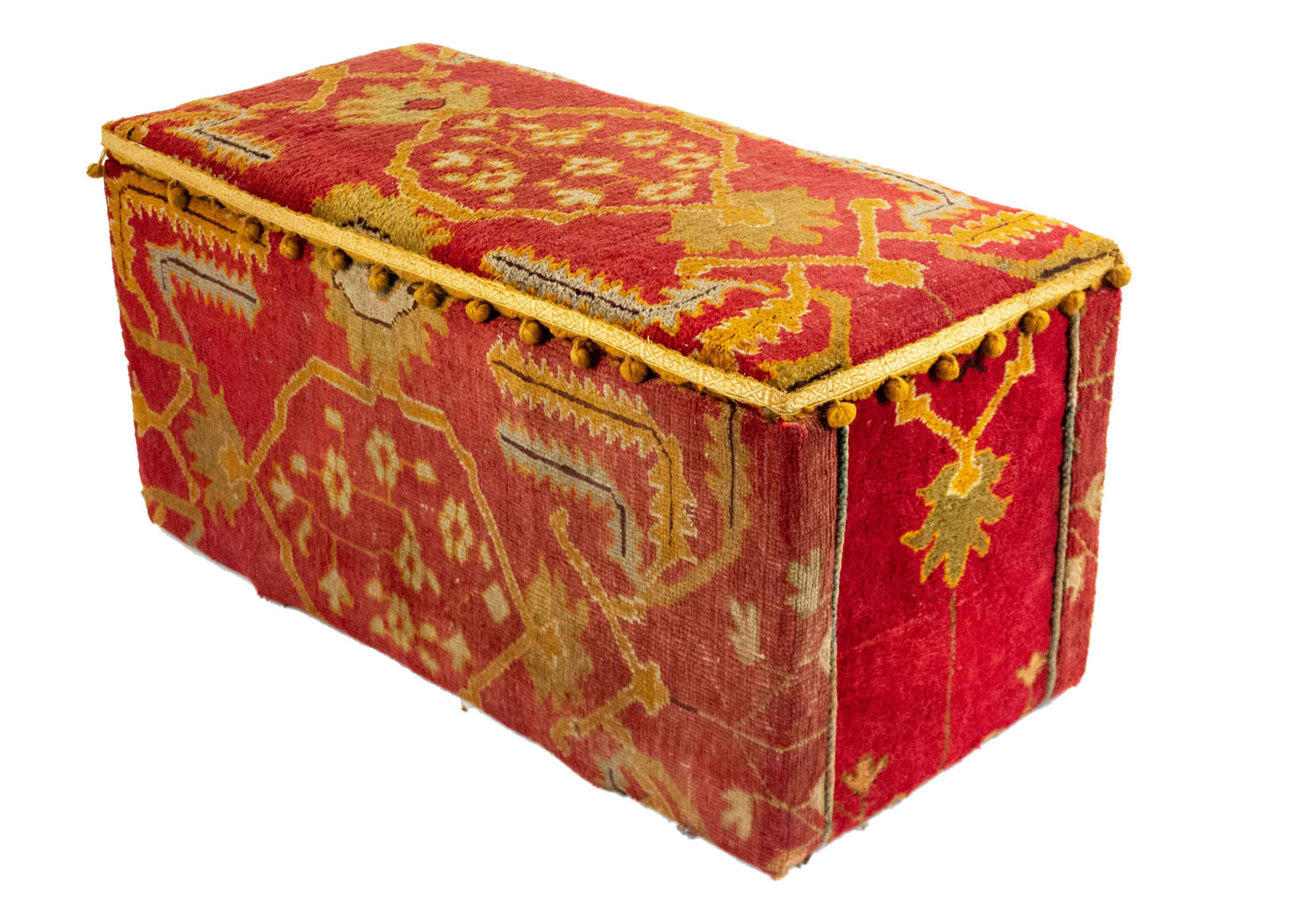 English victorian turkish carpet trunk