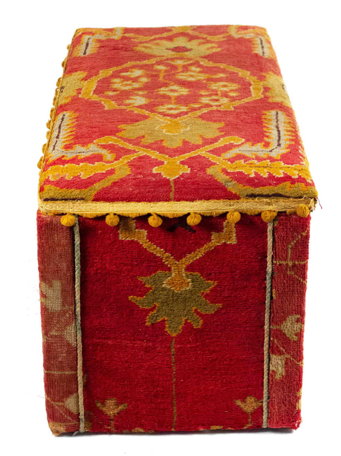 English victorian turkish carpet trunk