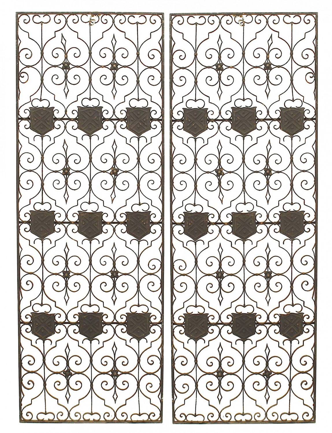 English renaissance black iron gates 1