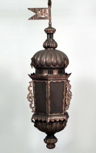 Lighting lantern italian venetian brass 037374a