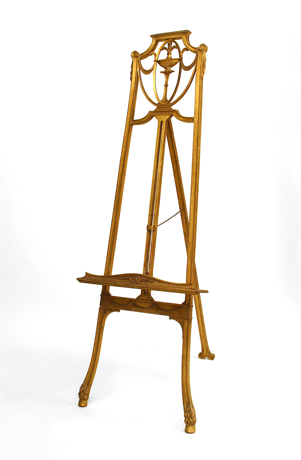 English adam gilt easel stand NEWEL